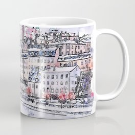 Watercolor Stockholm Sweden City Coffee Mug