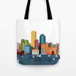 City Boston Tote Bag