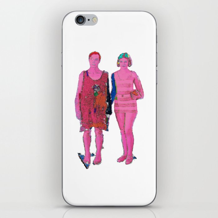 Boy and Girl from Mumu (pink) iPhone Skin