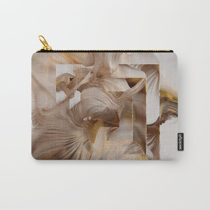 Flow Abstract V Carry-All Pouch