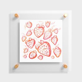 Strawberry fields Floating Acrylic Print