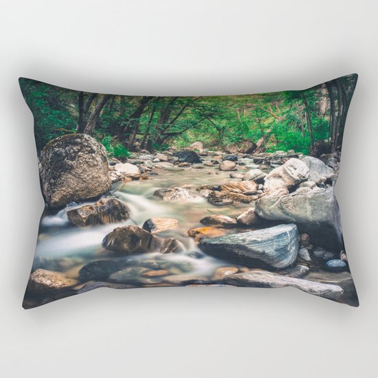 Endless Streams Rectangular Pillow