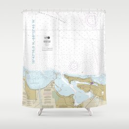 230928_1600 - Nautical Shower Curtain Shower Curtain