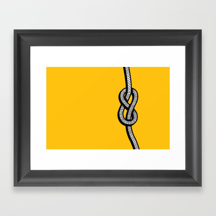 Figure 8 knot Framed Art Print