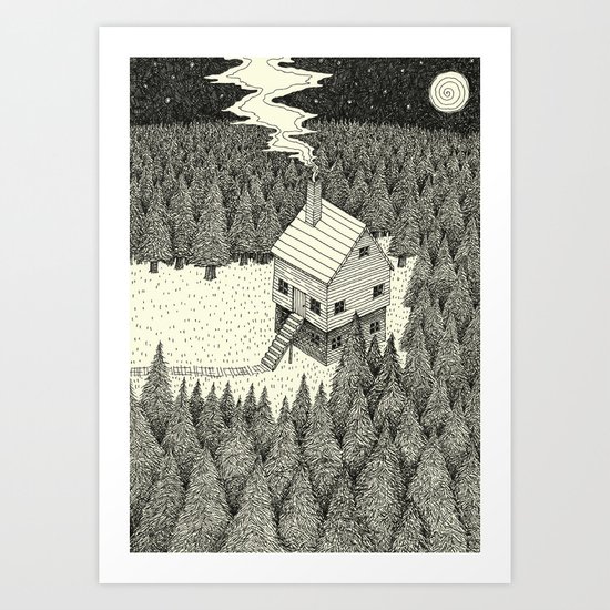 'The Middle Of Nowhere' Art Print
