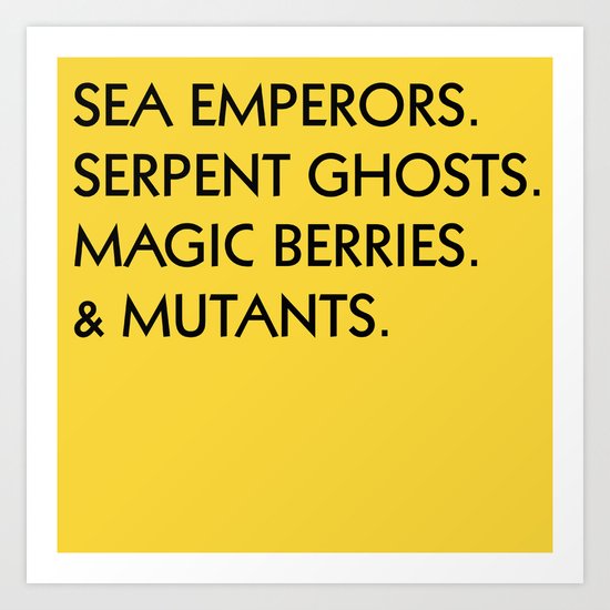 LEMONBITE NO. 1 Art Print