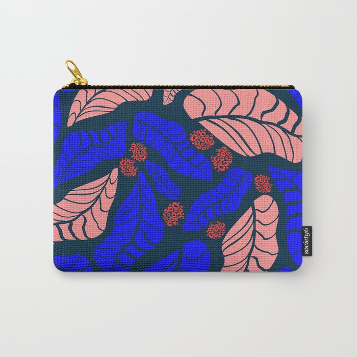 Bright bold floral designs for fashion and home Carry-All Pouch