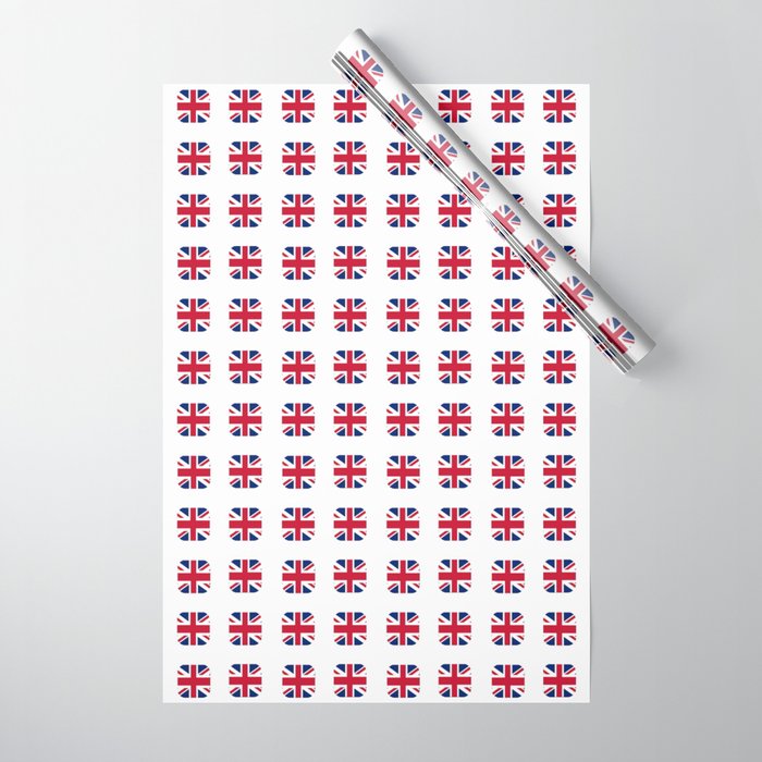 Flag of UK - with soft square Wrapping Paper