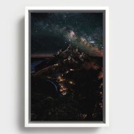 Velaris, City of Starlight, Night Court, A Court of Thorns and Roses Framed Canvas