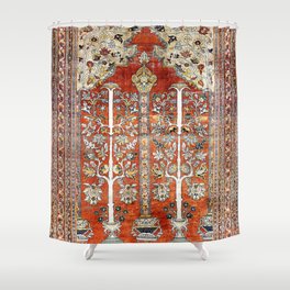 Silk Tabriz Northwest Persian Rug Print Shower Curtain