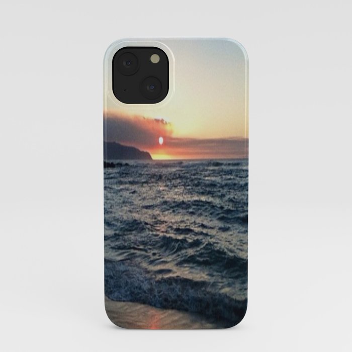 Against the waves iPhone Case