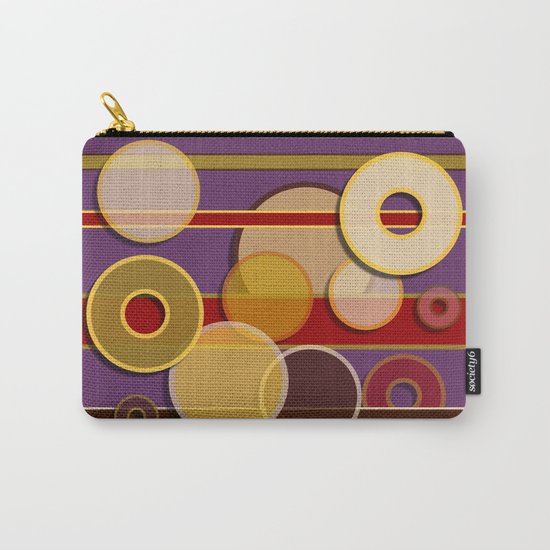 Circles, Lines & Colors Carry-All Pouch