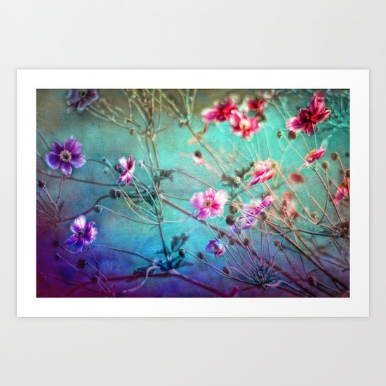 FLEURS DU PRÉ III - Wildflowers in painterly style Art Print