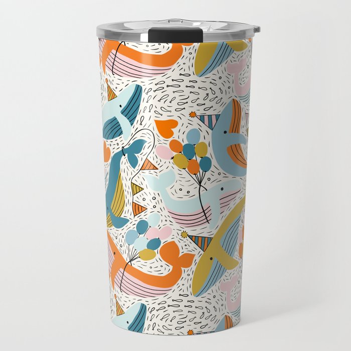 Humpback Whale Party Travel Mug