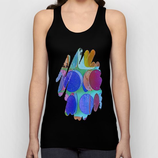 Circles & Squares Pattern I Unisex Tank Top