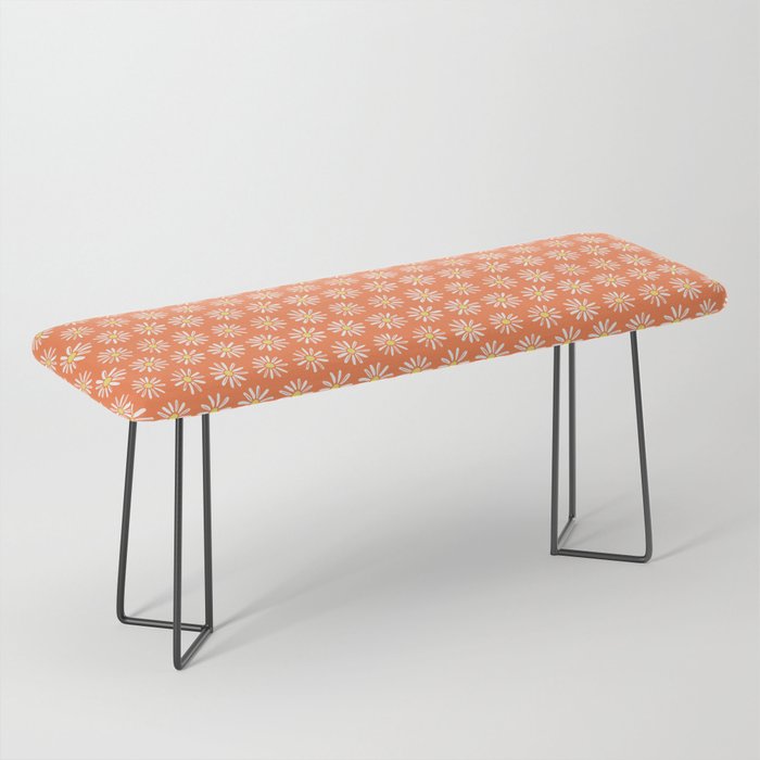 Daisy Dance Red Bench