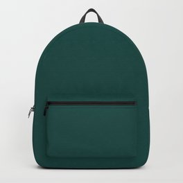 Pantone Forest Biome 19-5230 Green Solid Color Backpack