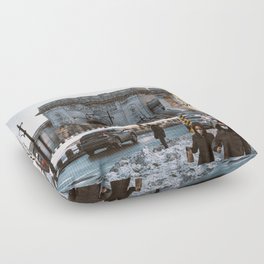 Walk in the City | NYC Travel Photography Floor Pillow