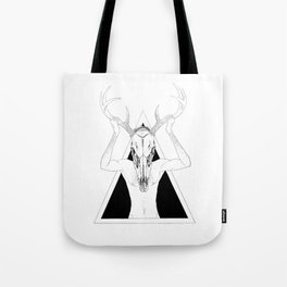 Deer Skull Tote Bag