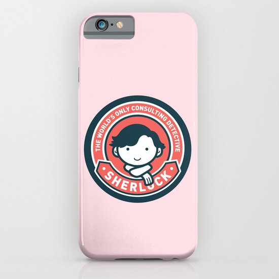 Sherlock - Cute Sherlock Holmes in Red iPhone & iPod Case