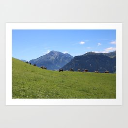 The Austrian Alps Art Print