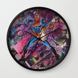 Spider Man - Spidergeddon - Punk Rock Comic Book Superhero Wall Art Wall Clock
