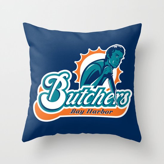 Bay Harbor Butchers Throw Pillow