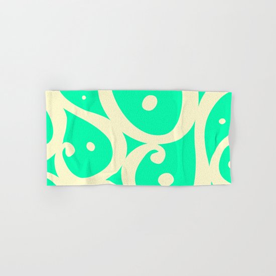 Mint Cream Jelly Hand & Bath Towel