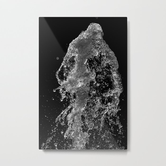 Woman Shape on Water Fine Art Photography Metal Print by Carolina