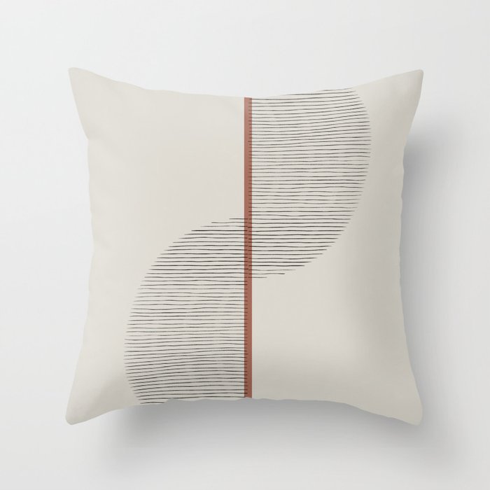 Geometric Composition II Throw Pillow