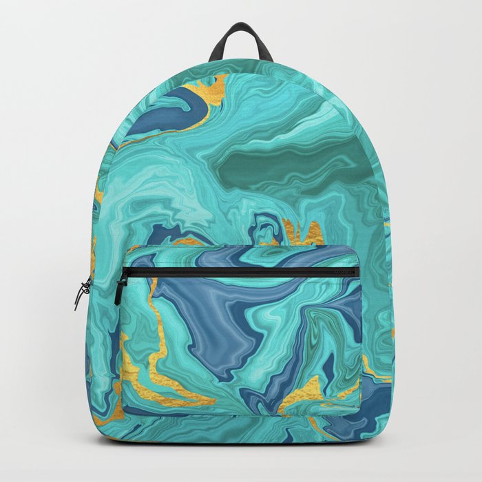 Amazing Abstract Amazonite Backpack