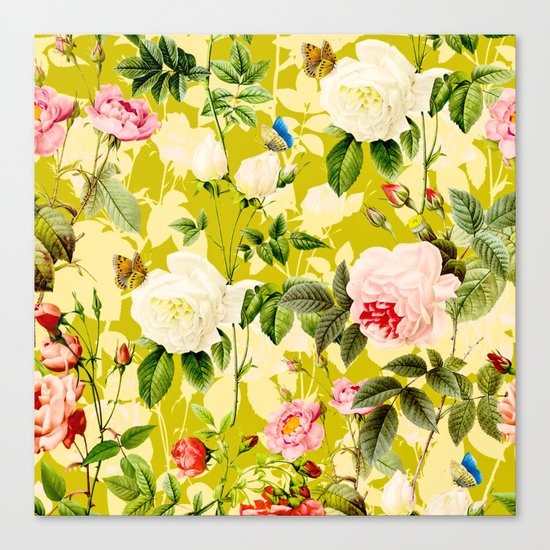 Botanic Floral Canvas Print