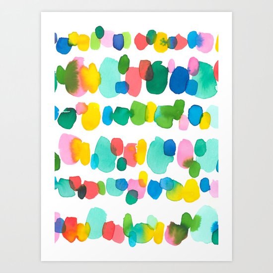 Paradise Dots Art Print