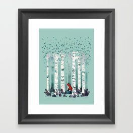 The Birches Framed Art Print