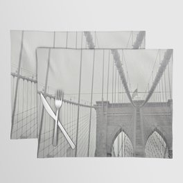 Brooklyn bridge fog | New York City  Placemat