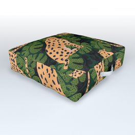 Cheetah Pattern Outdoor Floor Cushion