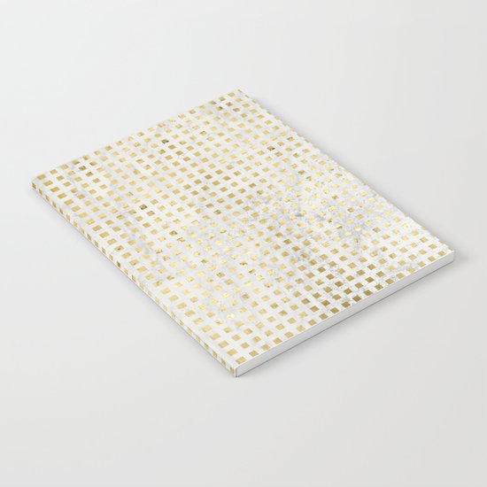 gOld squares Notebook