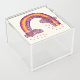 Curly Rainbow Acrylic Box