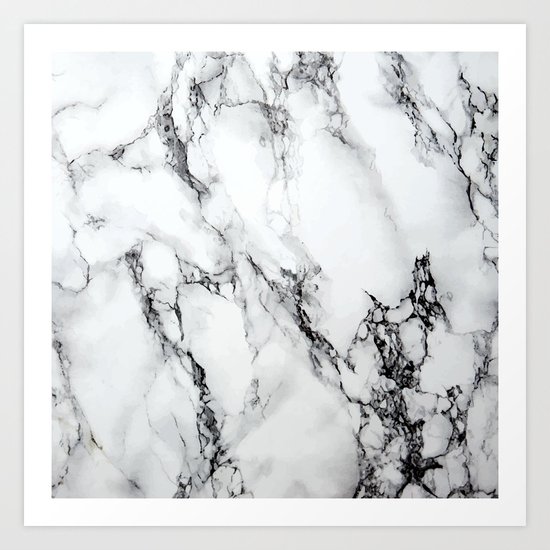 Marble Art Print