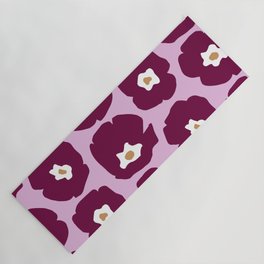 Winecup Flowers Yoga Mat