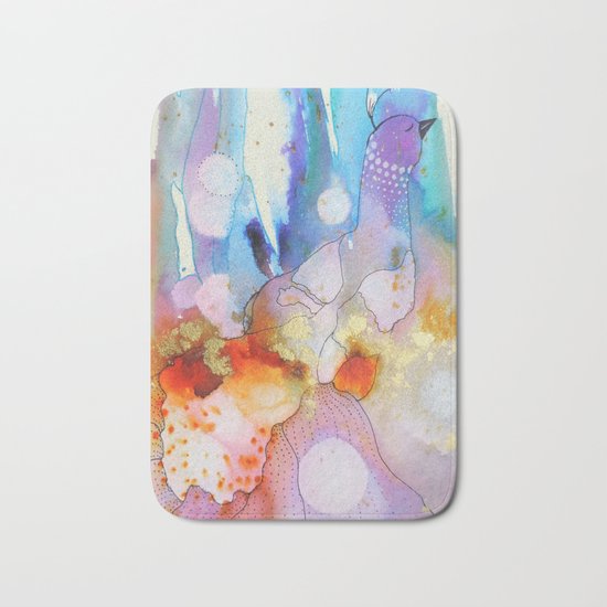 Dame plume Bath Mat
