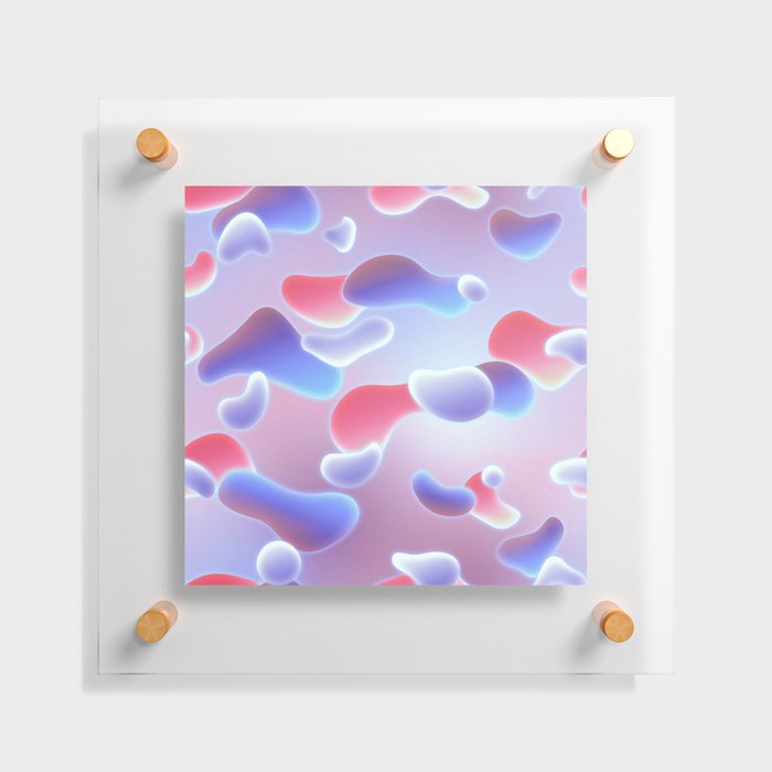 Gradient Lava Bubbles 03 Floating Acrylic Print
