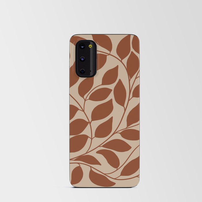 Vintage leaves 3 Android Card Case