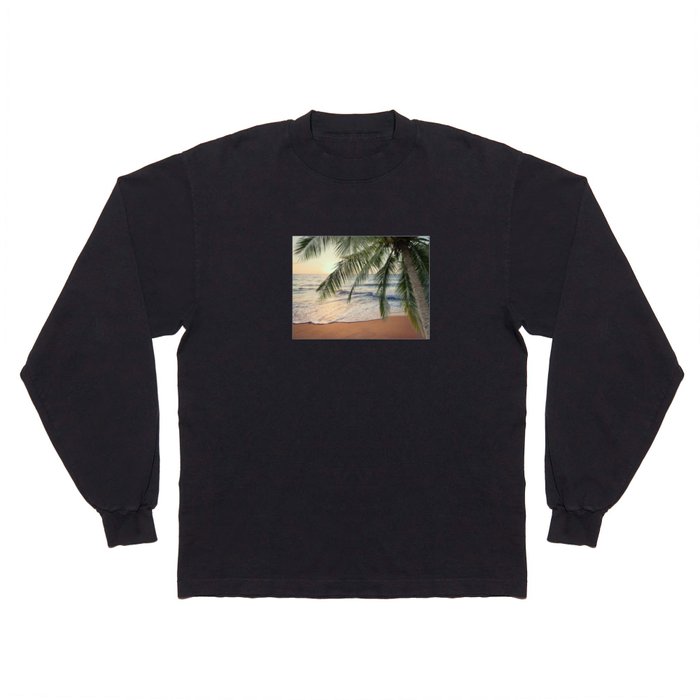 Beach - Palm Trees - Sun - Summer  Long Sleeve T Shirt