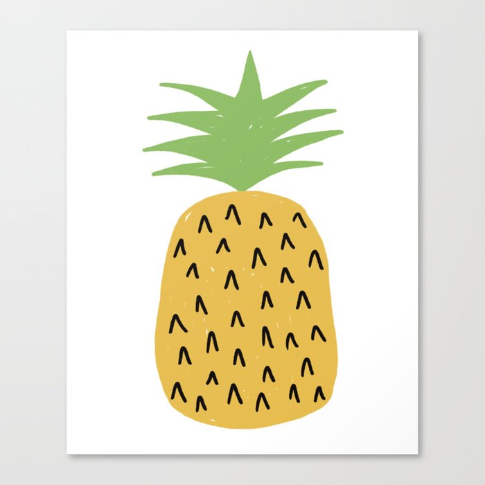 Pineapple Perfect Canvas Print