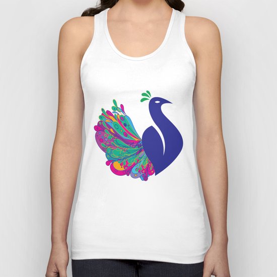 Peacock Fantasy Unisex Tank Top