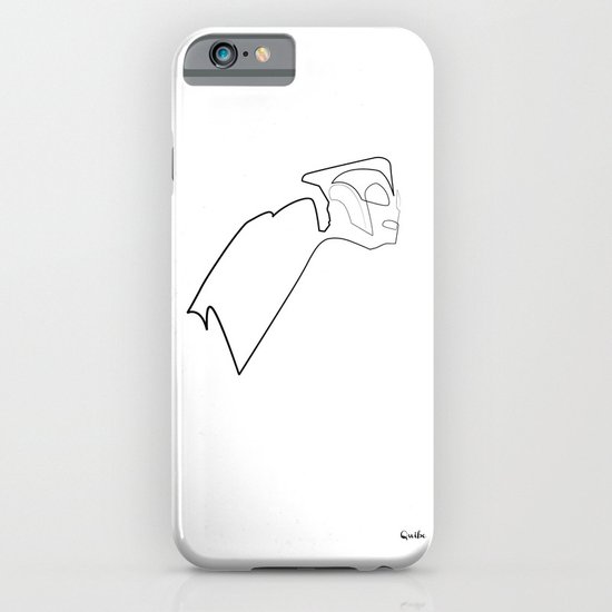 One line Rocketeer iPhone & iPod Case