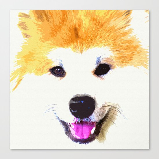 AKITA Canvas Print