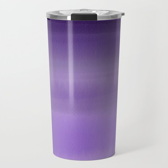 Modern painted purple lavender ombre watercolor Travel Mug