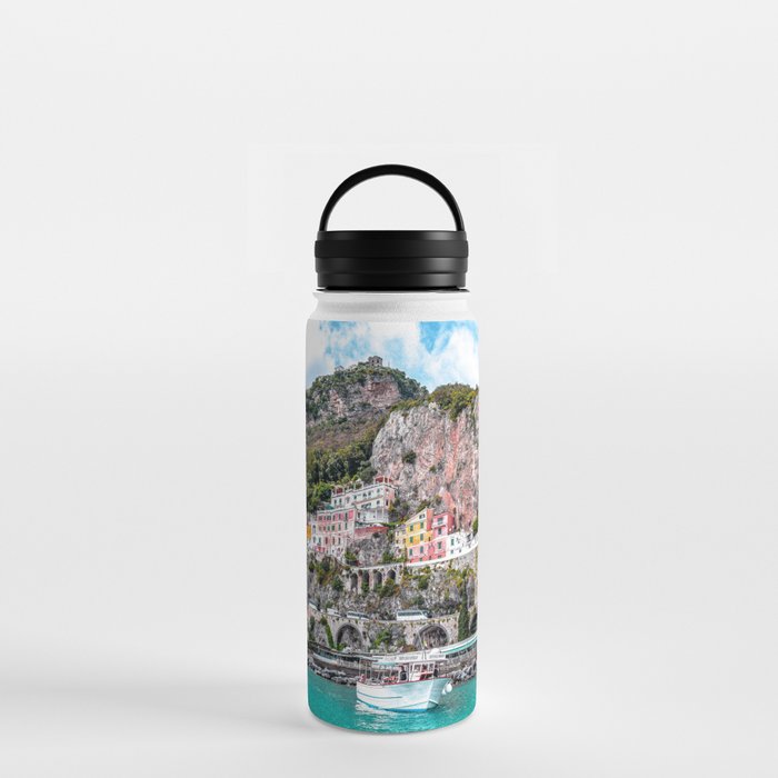 Amalfi Coast, Italy, Ocean Views Water Bottle